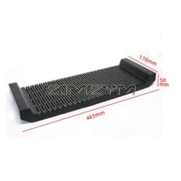 Pcb Rack Storage Anti-static Black Plastic Antistatic L-shape Tray Stackable Holder Electronic Components Storage Stand