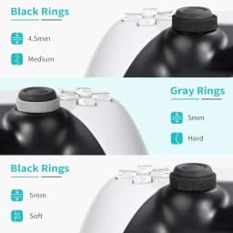 Precision Rings Aim Assist Rings Motion Control for ROG PS5 Steam PS4 Xbox Series X/S One Switch Controller Grips Sponge Rings