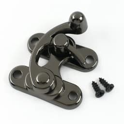 1-5Pcs 45X37mm Box Toggle Latch Hasp Metal Lock Decor Hasps Hook Clasp Curved Buckle For Jewelry Chest DIY Hardware Accessories