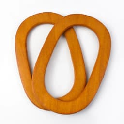 2/4/10Pcs 17cm Oval Wooden Bag Handle Rings for Purse Frame Crochet Handbag DIY Handmade Knitting Sewing Craft Accessories Kit