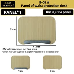 Mumucc's Laptop Desk With Lumbar Support & Accessories, Including A Detachable Tabletop, A Cushion Filled With Foam Particles