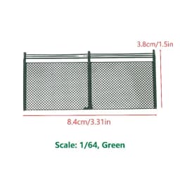 Miniature Fence Model 10Pcs Barriers Net for DIY Diorama Train Layout Realistic Railway Decoration Accessories