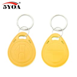 100pcs T5577 EM4305 RFID 125khz Key Keyfobs Copy Rewritable Writable Rewrite Duplicate Proximity ID Token Ring Blank Access