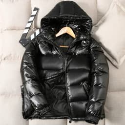 Men Windproof Down Jacket Down Jackets High Quality Coat Fashion Winter Warm Thick Brand Fashion Thickened Parkas Glossy Coats