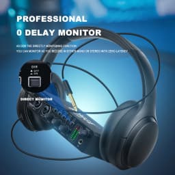 BOMGE U204 USB Audio Interface for Mac 32Bit/192kHz Podcasting Streaming for Vocalist Producer with 48V Phantom