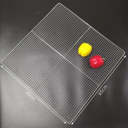 Stainless Steel 304 Food Grade 15-70CM Rectangle BBQ Barbecue Grill Wire Grid Mesh Net