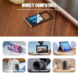 Lenovo Micro SD Card 1TB 512GB High Speed SD 256GB 128GB TF Card UHS‑I Waterproof Memory Card for Dash Cam CCTV Nintendo Switch