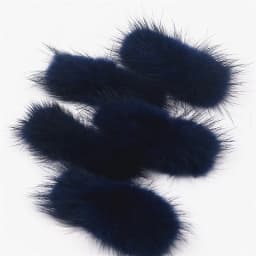 5pcs Real Natural Mink Pompon Bowknot 2*6cm Fur Pompom Balls Bow Tie Fluffy Pompones for Diy Jewelry Craft Supplies Accessories
