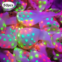 1Set Neon Balloons Neon Glow UV Glow Balloons Garland Arch Kit Fluorescent Globos Blacklight Birthday Party Decor Baby Shower