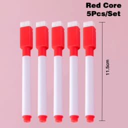 5Pcs/Set Erasable Whiteboard Marker Pen Colorful White Board Pen Graffiti Color Pen Office School Art Marker Stationery