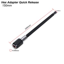 Magnetic Screwdriver Hex Adapter Quick Release Drill Bit Change Extension Set Batch Extender Self-lock Bar Chuck Nut Screw Tool
