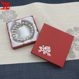 20Pcs/lot Square 9*9cm Paper Jewelry Gift Box 4 Color Available Bracelet Jade Storage Organizer Gift Rost Print Box Wholesale