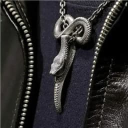 Retro Punk Turquoise Bull Head Pendant Necklace for Men Fashion Hip Hop Motorcycle Riding Trend Cool Personalized Jewelry