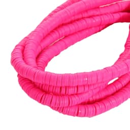 6mm 350pcs/lot Color Flat Round Polymer Clay Beads Loose Spacer Beads for Jewelry Making DIY Bracelet Necklace Earrings Design