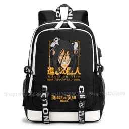 Attack on Titan Backpack Anime Mochila Student School Bag Boys Girls Gift Casual Daily Travel Rucksack