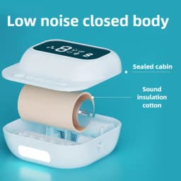 Electric Nose Cleaner with Music and Soft Glow Powerful Electric Nasal Aspirator Rechargeable Vacuum for Infants Nasal Aspirator