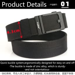 TUSHI New 4.3cm Hard Gun Belt for Men and Women Alloy Automatic Buckle Tactical Outdoor Belt 1100D Nylon Military IPSC Belt Male