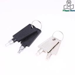 2Pcs Freezer Refrigerator Door Key Lock Pentagon Keys Part Accessories For Haier