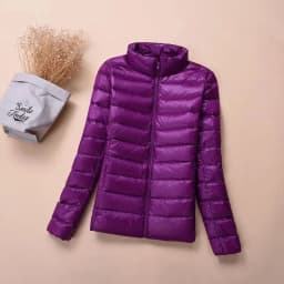 Down Jacket Women's Short Autumn Winter New Parkas Stand-UP Collar Hooded Warm Cotton Padded Coat Large Size Outcoat Ladies Tops