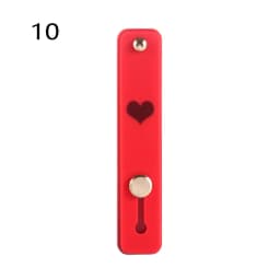 Creative Grip Stand Candy Color Phone Holder Silicone Finger Ring Push Pull Bracket Universal Hand Band Phone Accessaries