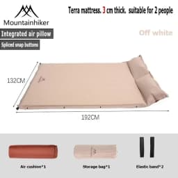 Outdoor Camping Self-Inflating Air Mattress Egg Crate Foam Sleeping Pad Moisture-Proof Floor Mat for Wild Tent Hiking