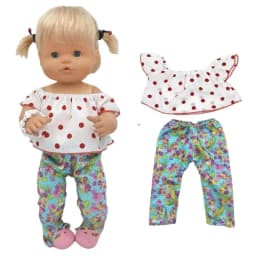 Baby Dolls Clothes Set 40Cm Doll Clothing Ropa Y Su Hermanita Accessories