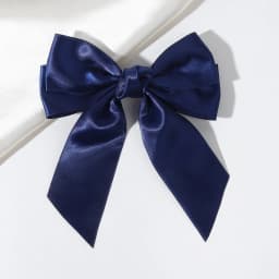 Blak Bowknot Hair Clips for Girls Solid Colors Ribbon Bows Hairpins Beautiful Hairgripe Kids Boutique Hair Accessories Wholesale