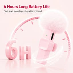 Wireless Lapel Microphone, Type-C Interface, Noise Reduction, Plug and Play, Suitable for Video Recording, Interviews, Live Stre
