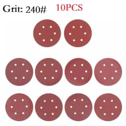 9inch Sandpaper 225mm 6 Hole Sanding Paper 40-2000grit Electric Wall Polisher Furniture Wood Products Grinding Polishing Metal