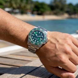 Full Custom Corgeut NH35 Automatic Watch Men Diver 100M Sapphire Ceramic Bezel Steel Personalized Logo Dial Crown Caseback