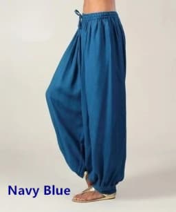 2024 Summer New Women's Solid Color Lantern Pants Loose Pleated Drawstring Casual Ankle Sports Pants Harlan Pants