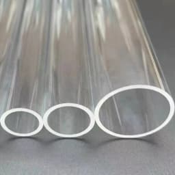 Quartz Capillary Tube OD 2mm to 25mm Hollow Bar Rod Silica Single-Bore Glass Pipe High Temperature Quartz Glass Hollow Tube