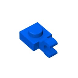 Gobricks GDS-813 PLATE 1X1 W/HOLDER VERTICAL compatible with lego 6019 61252 children's toys Assembles Building Blocks Technical