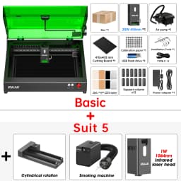 DAJA A8 Laser Cutter Engraver High precision Business Efficient Laser Engraving Machine for Metal Wood Acrylic Glass leather