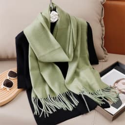 30*180cm Solid Color Women Winter Scarf Warm Thicken Cashmere Shawl Outdoor Tassels Pashmina Lady Wrap Windproof Scarves Luxury
