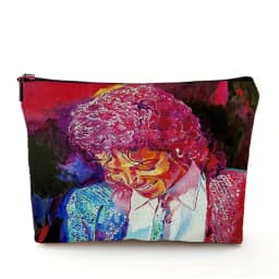 Super Star Michael Jackson Cosmetic Bag Double Print Makeup Bags Women Wedding Handbag Lady Travel Organizer Child Wallet