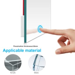 Bathroom Makeup Mirror LED Light Strip 12V Dressing Table Background Lighting Dimmable Touch Sensor LED Vanity Light For Decorat