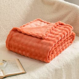 3D Bubble White Plush Blanket Textured Flannel Fleece Soft Warm Cozy Couch Throw Blanket Gift Plaid - Soft Throw Blankets
