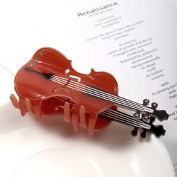 1PC Simple Fun Creative Trendy Violin Acrylic Claw Hair Accessories for Ladies and Girls for Daily Wear