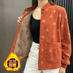 Autumn Winter Fleece Lined Baseball Jacket Loose Slimming Fashionable Versatile Women's Cotton Jacket Korean Style Commute