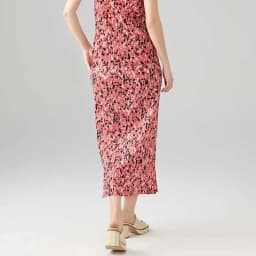 LANMREM Pleated Clothes 2025 Summer New Elegant Temperament Slit Printed Half Skirt Slim Fit Versatile A-line Skirt 2DB2687