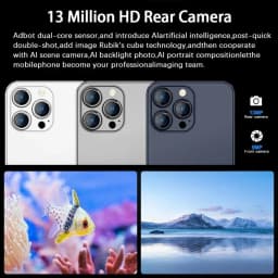 W&O X200 4G Global Version Smartphones Android 10 6.53'' 4GB RAM+64GB ROM Dual SIM 4800mAh 13MP Camera 128GB TF Mobile Phone