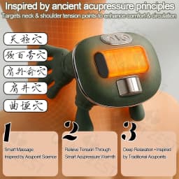Bionic Finger Neck Shoulder Massager Wireless Neck Cervical Trapezius Kneading Massage Shawl Brushless Motor Neck masajeador