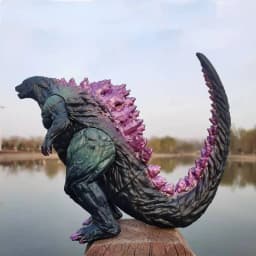 2024 New Godzilla VS King Kong Action Anime Figurie Large Godzilla King Ghidorah Soft Glue Monster Doll Model Ornaments Toys