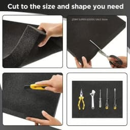 Polyurethane Foam Cuttable Sponge Sheet Large Size Shock-Absorbing Foam Padding Tool Organizer Shadow Foam Thickness 5mm/10mm