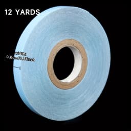 12 Yards/Roll Hair System Tape For Hair Extensions No Shine Bonding Double-Sided Lace Front Wig Tape Adhesive Replace Tape
