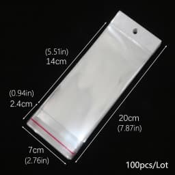 OPP self sealing transparent plastic bag, cellophane, self-adhesive packaging, jewelry, candy, cookies, gift packaging bag