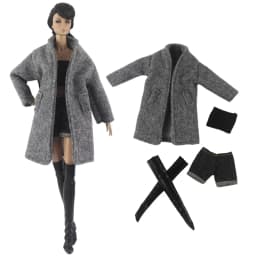 Handmade BABI CLOTHES Woolen Coat Outfit for 11.5 Inch 30cm Doll BJD Clothes Many Style Gifts for Doll Accessories #02