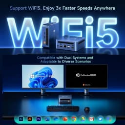 MLLSE NEW M4 Pro Mini PC Intel I7 8665U CPU 16G RAM 480GB ROM Compatible USB 3.2 Win11Pro Desktop Portable WiFi5 BT4.2