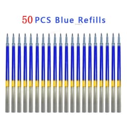 Press Erasable Gel Pen 0.5mm Large Capacity Erasable Refill Replaceable Rods Washable Handle School Office Supplies Stationery